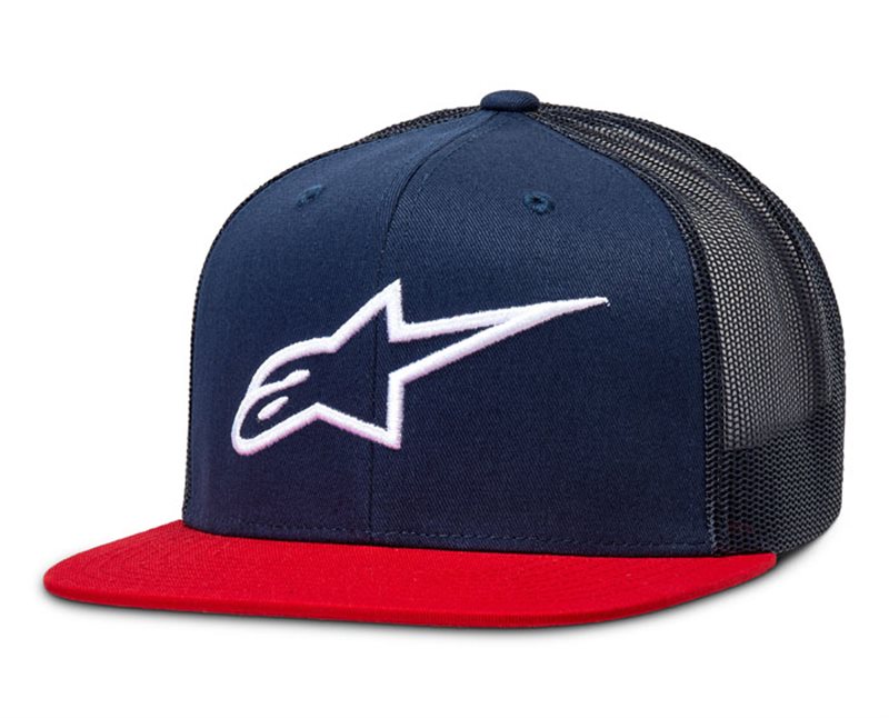 Corp Trucker Hat Alpinestars Blue Red